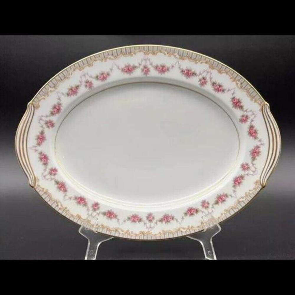 🍽️Noritake 5201 Ridgewood 11.75” Oval Serving Platter